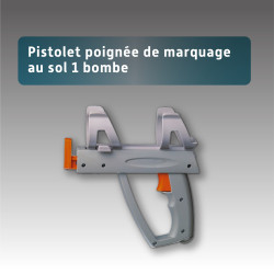 Pistolet poignée de marquage au sol 1 bombe